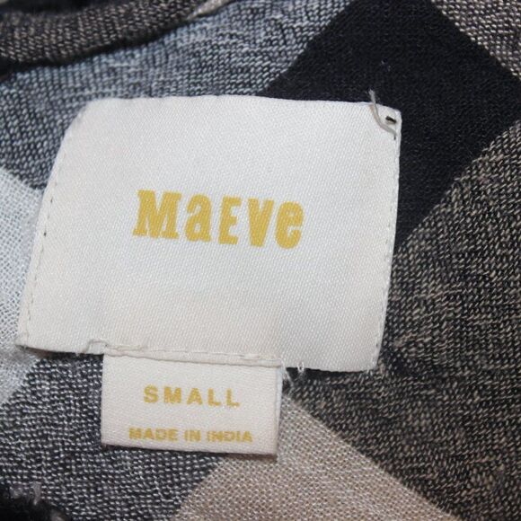 Maeve / Anthropologie Plaid Oversized Tunic Size Small - Picture 13 of 14